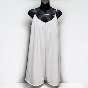 Forever 21 White Woven Slip On Dress size XL